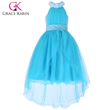 Grace Karin nuevo flor chica princesa vestido de fiesta del partido de niños vestido de dama de honor vestidos de tutú CL010432-2